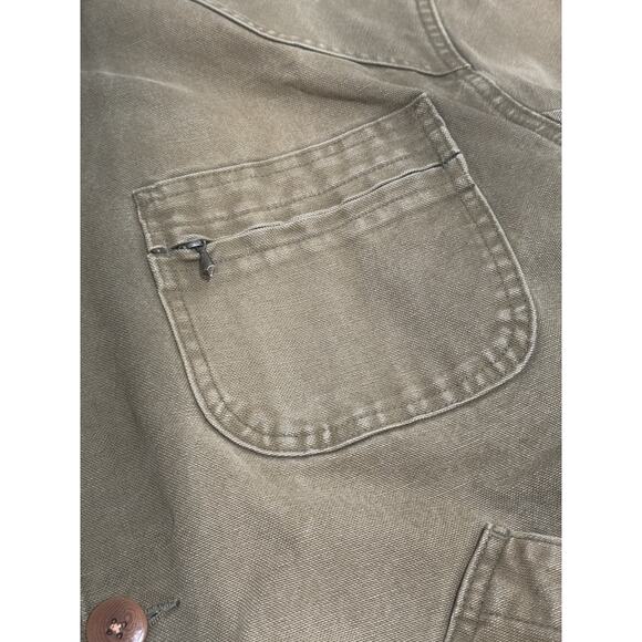 Vintage 80s L.L.Bean Chore Barn Coat Men’s L/XL Sun Faded Thrashed Distressed - Picture 4 of 16